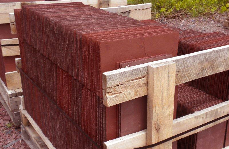 Red Roofing Slate